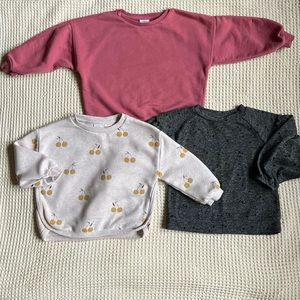 Zara Girl’s 3-4 Years Sweatshirt Bundle